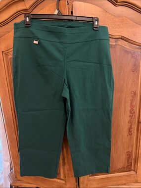 Alfani Teal Green Cropped Pants